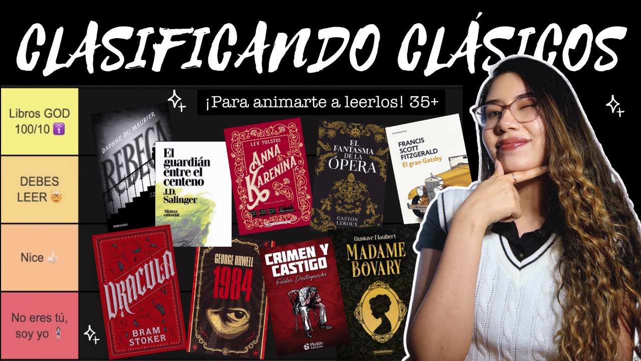 Clasificando CLÁSICOS POPULARES para animarte a LEERLOS 🤎📖 (Tier list) | Arcade's Books