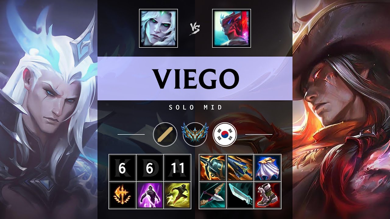 Viego Mid vs Yone - KR Challenger Patch 25.18