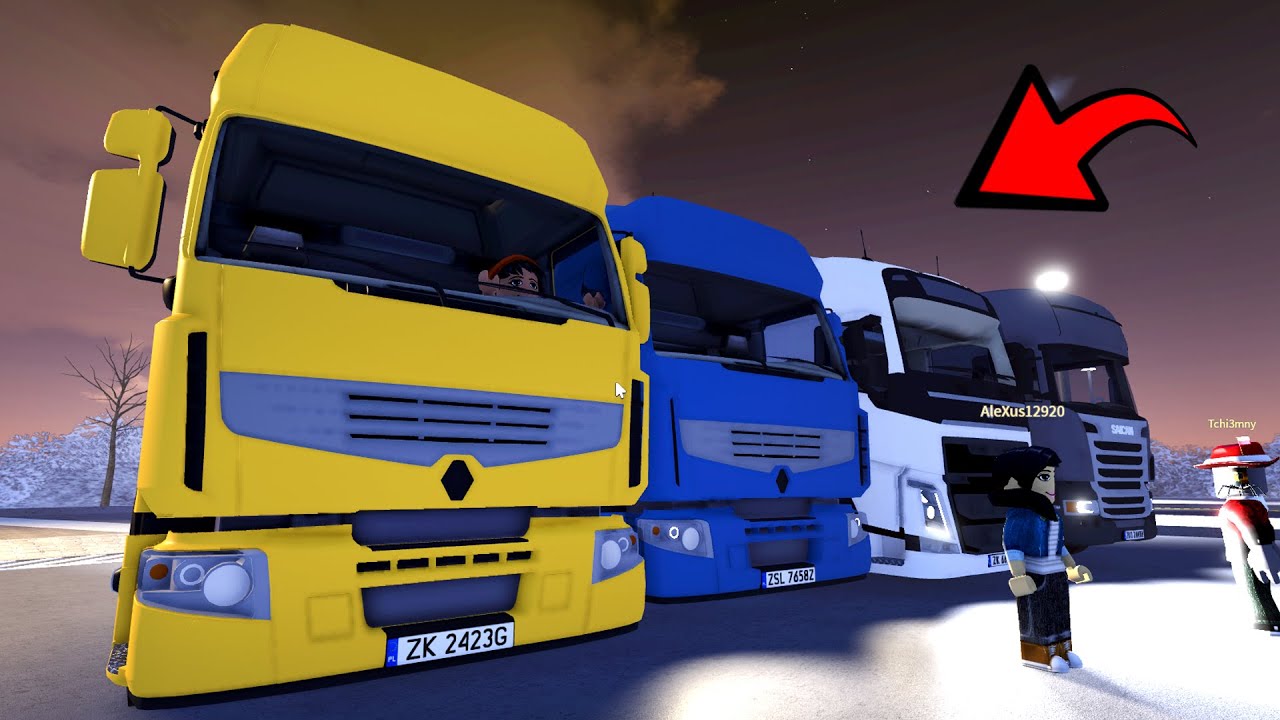 ROBIMY KONWÓJ 4 OSOBOWY - Hogaty, Bartek, Ola i Tchiemny w Roblox - Polish Car Driving #40