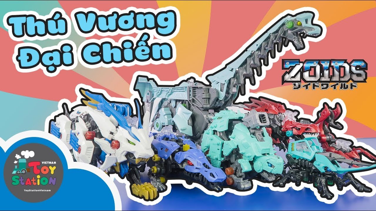 Cơn sốt Thú Vương Đại Chiến Zoids Wild ZW01 đến ZW08 ToyStation 355