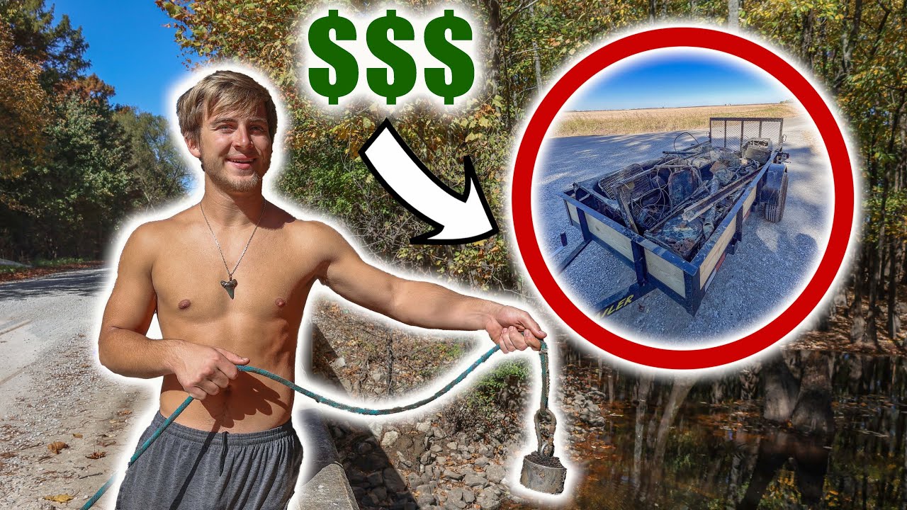 No Way! This River Is A Money Pit - Best Magnet Fishing Spot Ever!