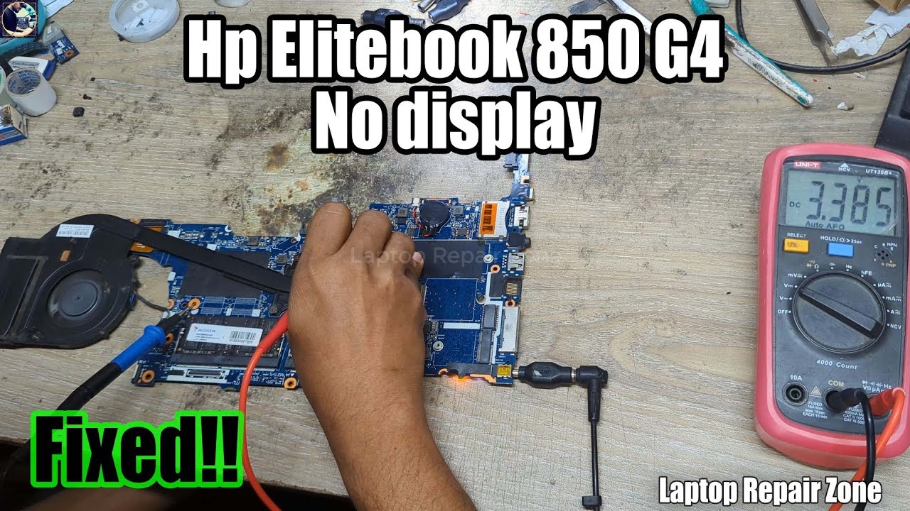 HP elitebook 850 G4 нет дисплея Исправлено!