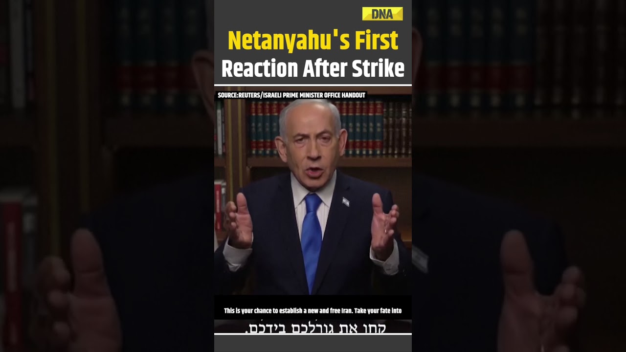 Israel Iran War: Netanyahu's 1st Reaction After Israel, US Strike Iran | Operation Epic Fury #shorts