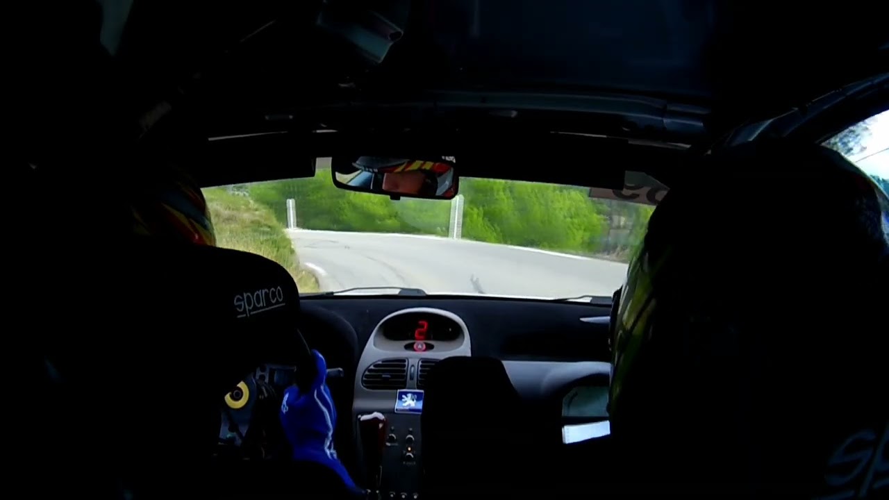 Rallye de Sarrians 2023 // ES Col de la madeleine : Ferrero/Sammartino 206 S1600 7ème temps scratch