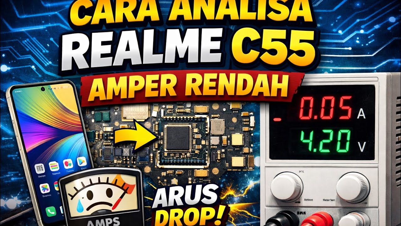 Realme c55 mati total amper rendah done