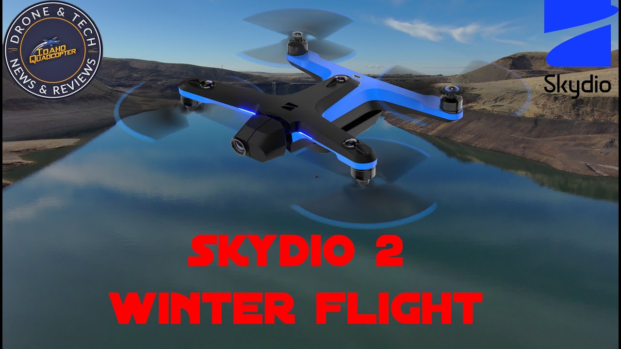 Skydio 2 Winter Flight at Lucky Peak Reservoir
