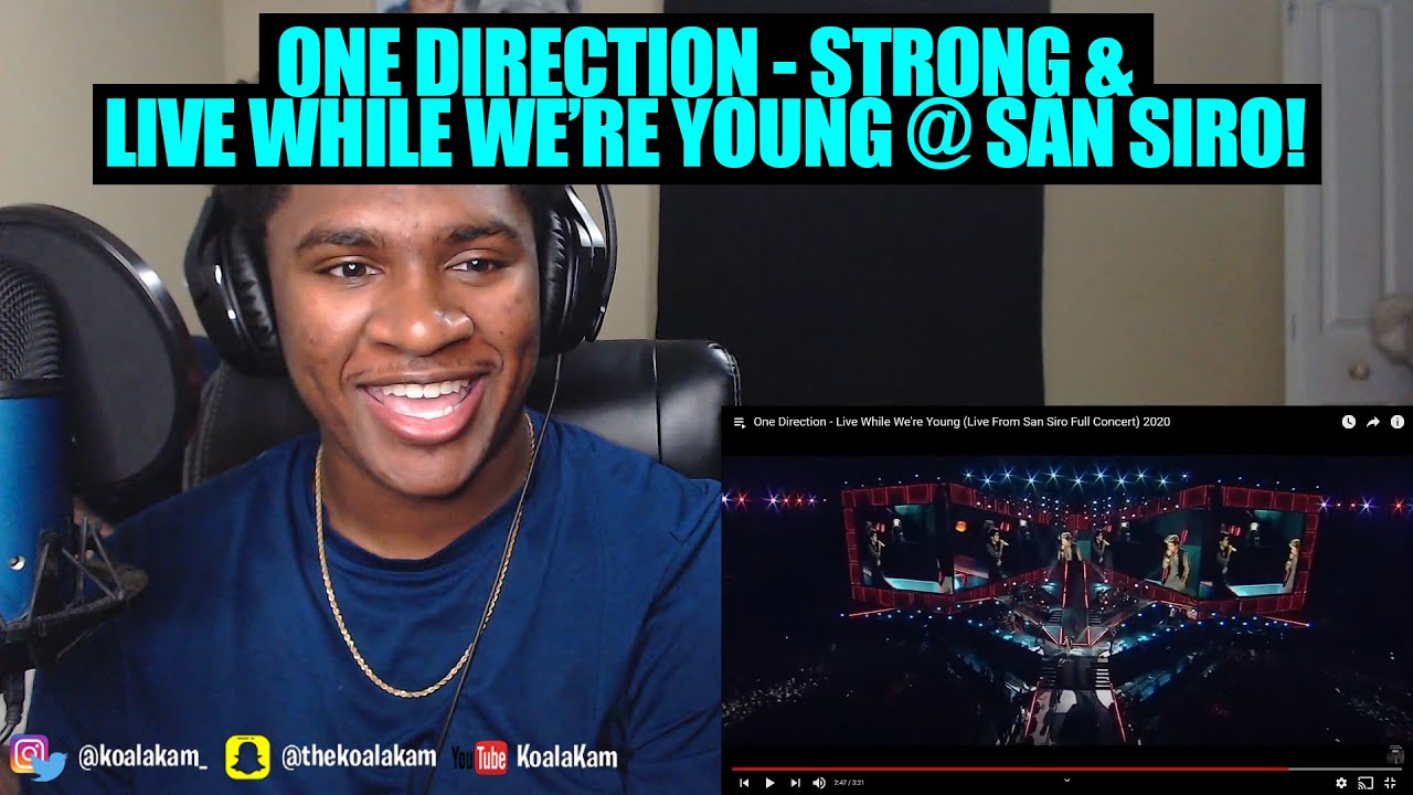 One Direction - Strong & Live While We're Young (Live From San Siro Full Concert) | REACTION