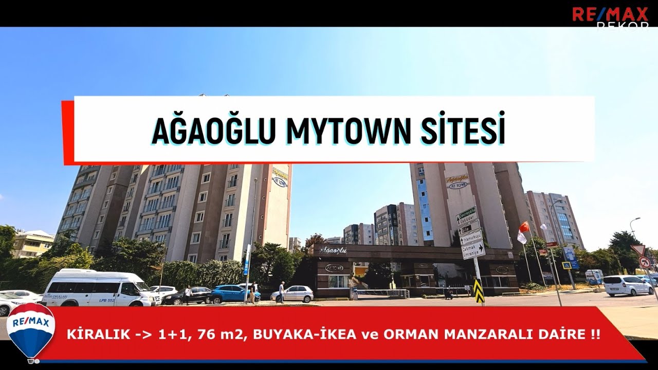 AĞAOĞLU MYTOWN BUYAKA ORMAN MANZARALI ENÜST KAT KİRALIK 1+1 DAİRE FIRSATI