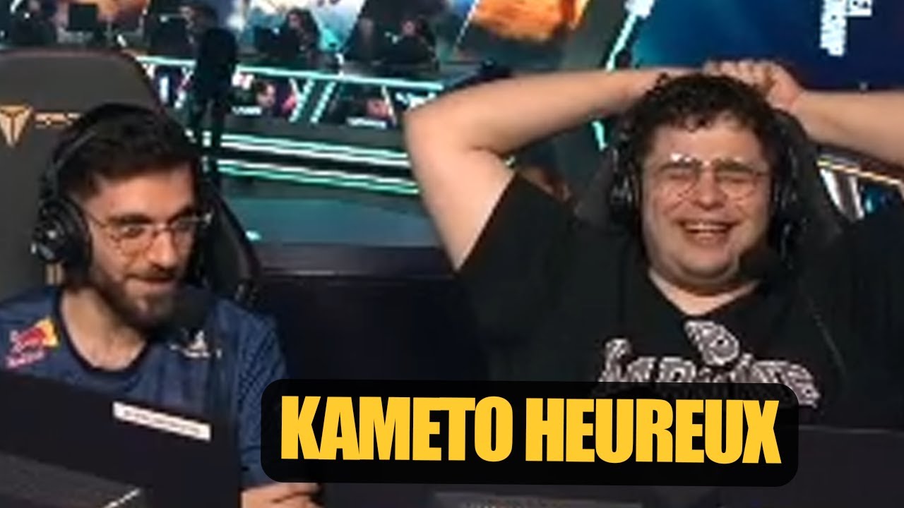 Kameto est sur un nuage de bonheur en plein milieu d'une game LEC