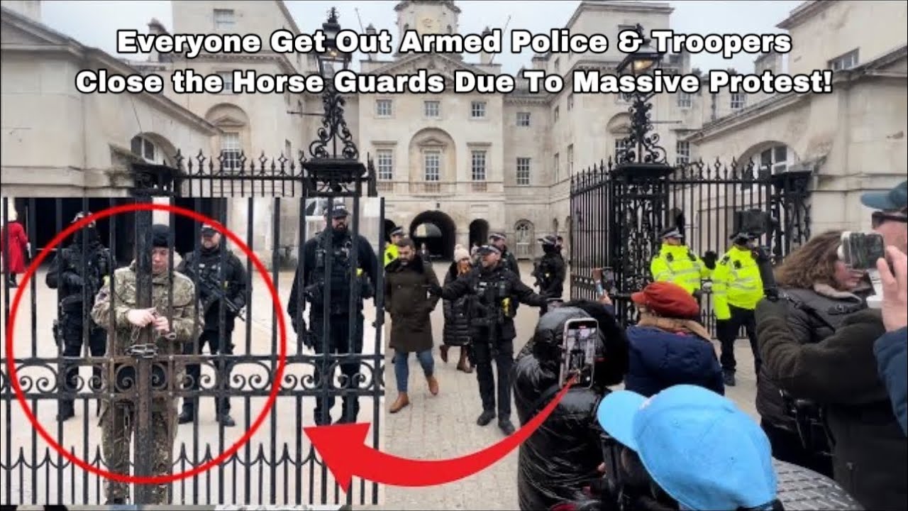Horse Guard Parade Shut Down! Under Such Tight Security!
