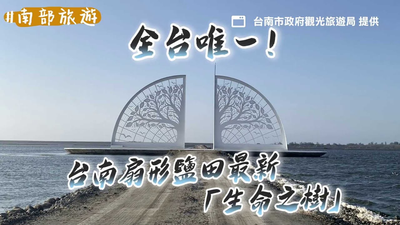 全台唯一！台南扇形鹽田最新「生命之樹」 還有絕美水上道路｜ETtoday旅遊雲