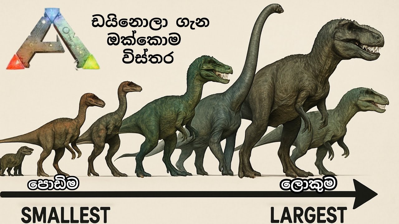 GAME එකේ ඔක්කොම සත්තු මෙන්න (part 1)| ARK: Survival Evolved - Sinhala Gameplay