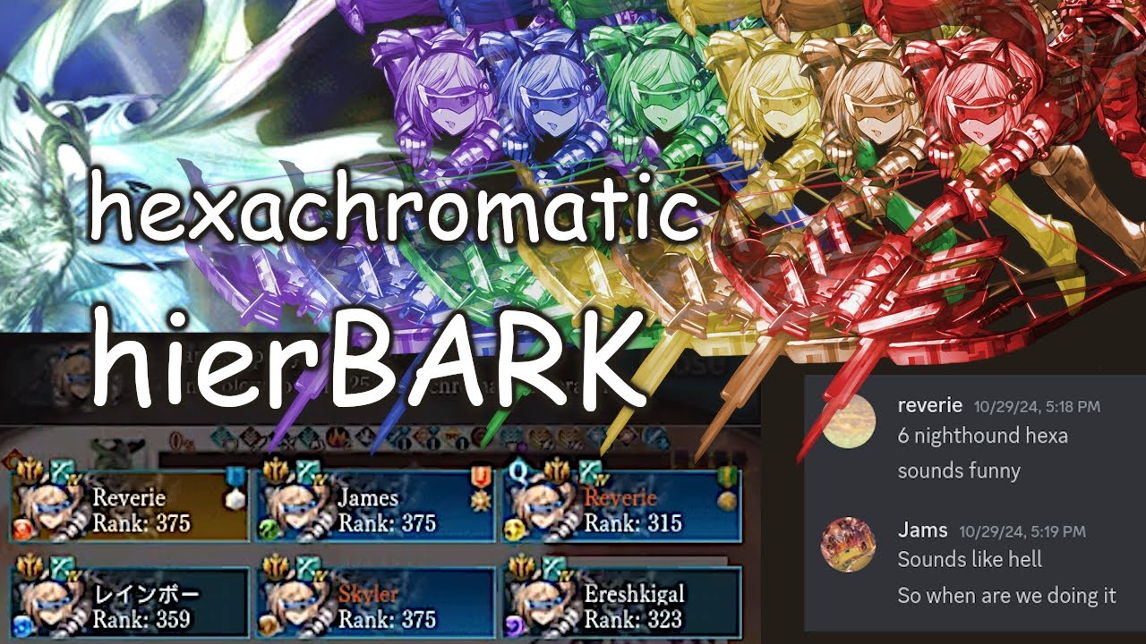 Six Nighthounds vs Hexachromatic Hierarch / 6 ハウンドドッグ 天元