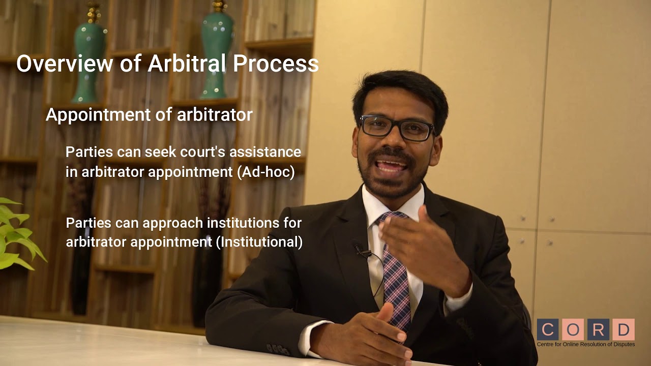 Overview of Arbitral Process Part1