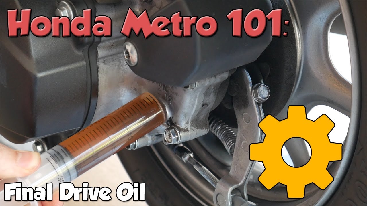 How To Change The Gear Oil On A 2024 Honda Metropolitan