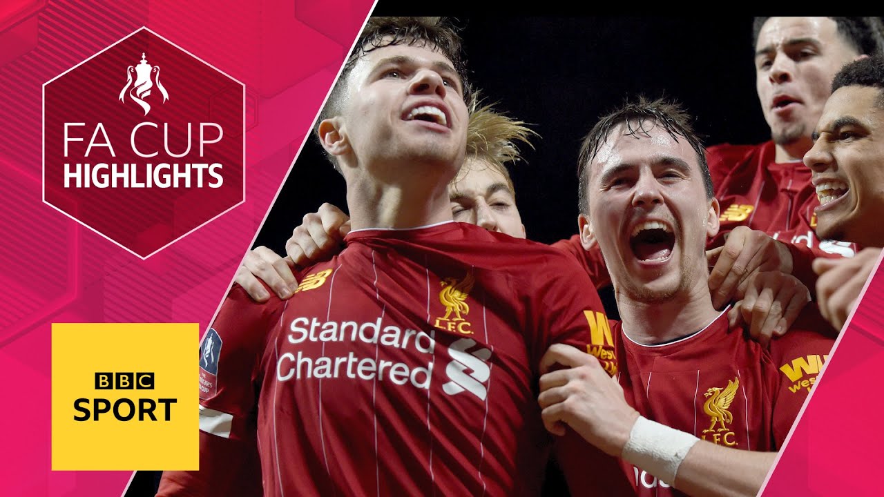 Liverpool youngsters win as VAR denies Shrewsbury at Anfield | FA Cup Fourth Round | BBC Sport