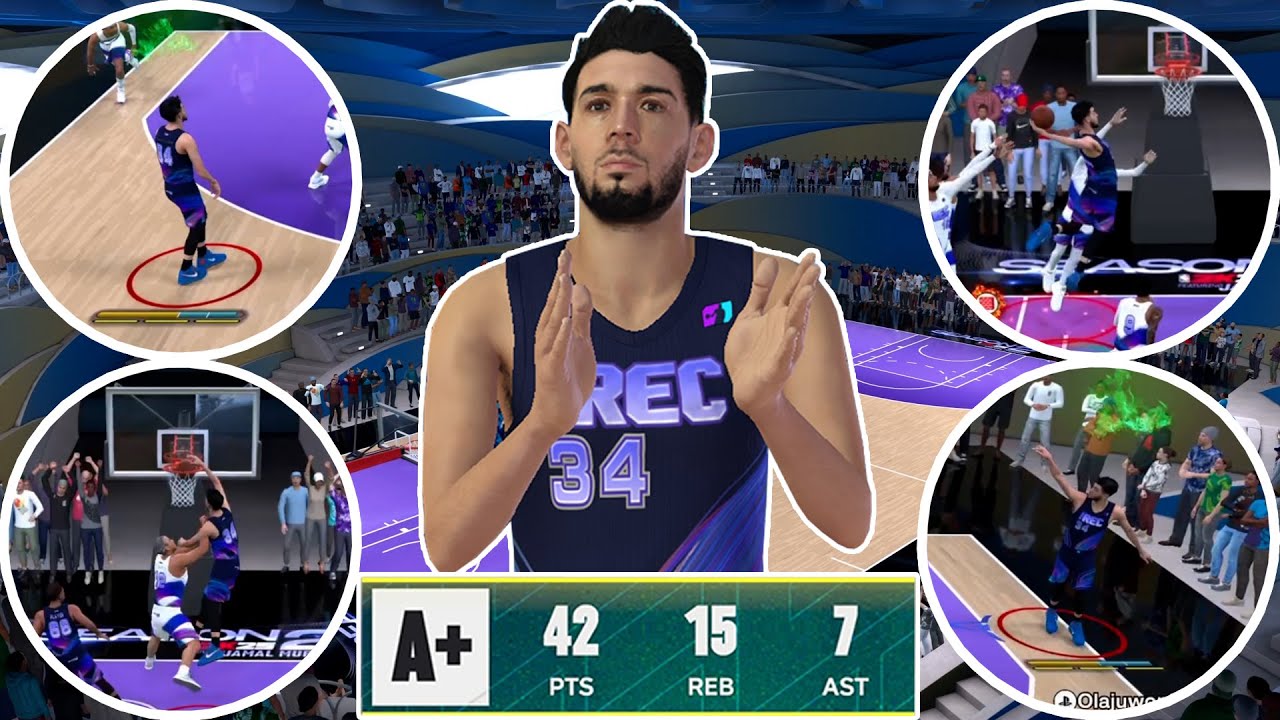 THIS CHET HOLMGREN BUILD POURS IN A CRAZY 42 POINTS IN RANDOM REC ON NBA 2K25! Best Center Build