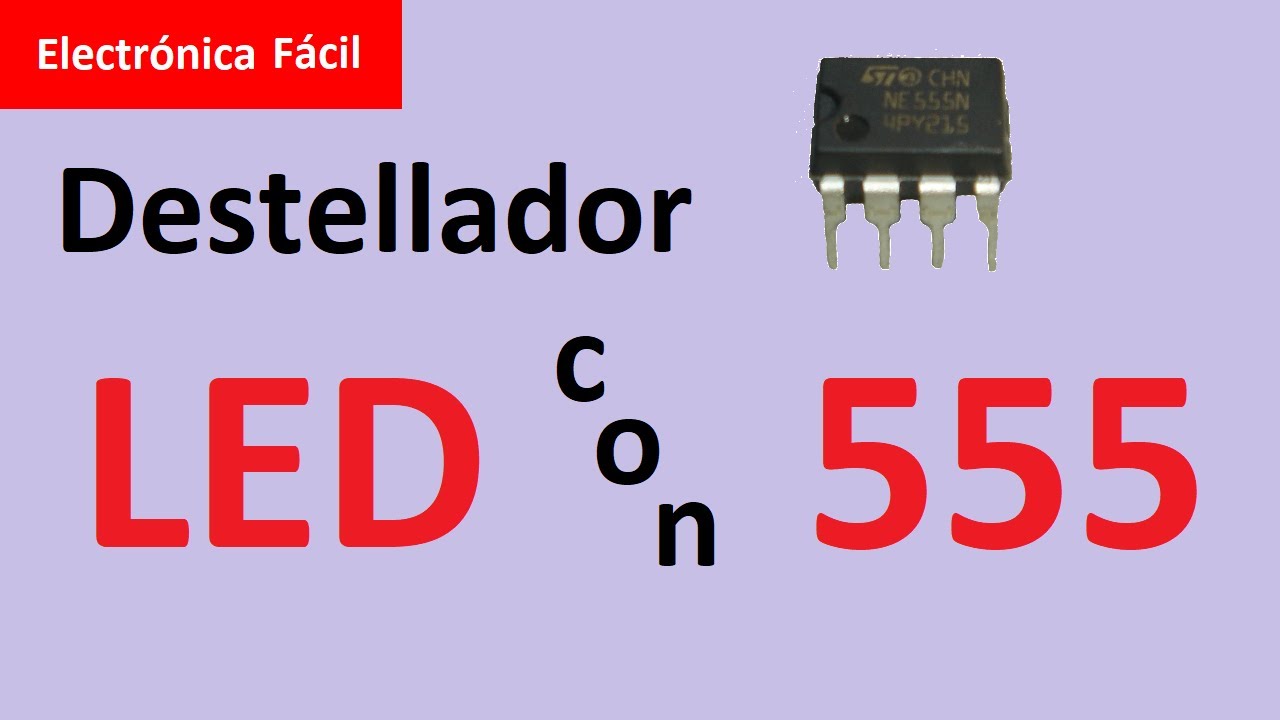 Destellador led con 555