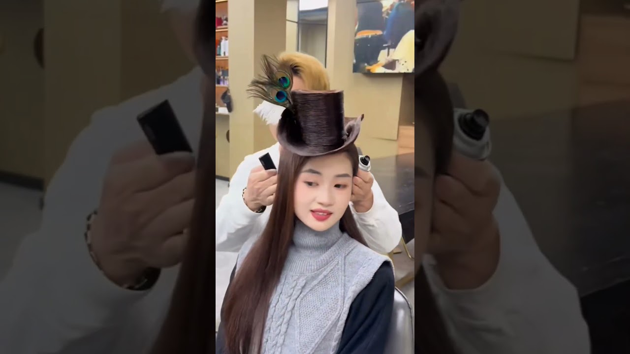 This Hairstylist Turns Hair Into Mind-Blowing Sculptures! 😱🔥 | #Shorts #HairArt