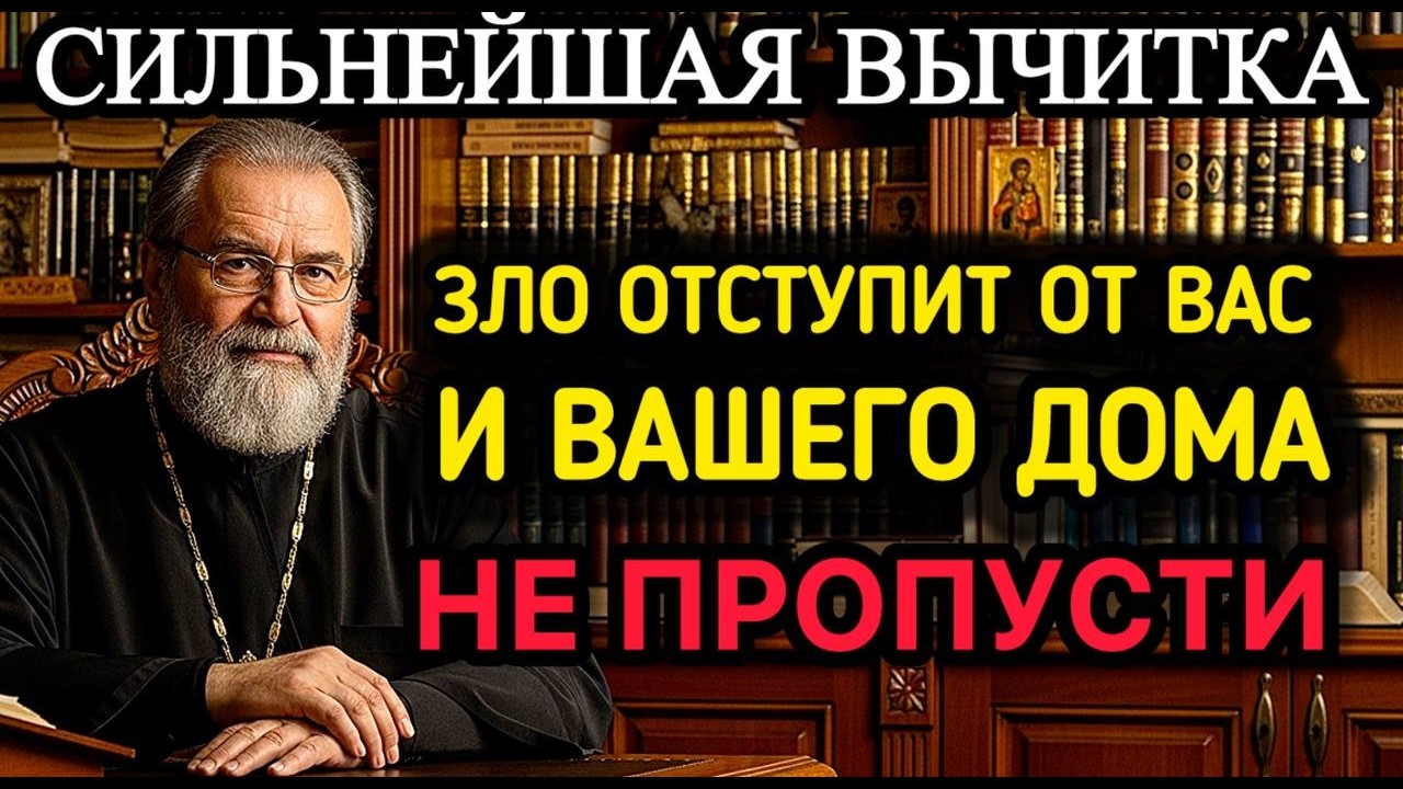 СИЛЬНЕЙШАЯ ВЫЧИТКА зло отступит от вашего дома Не пропусти