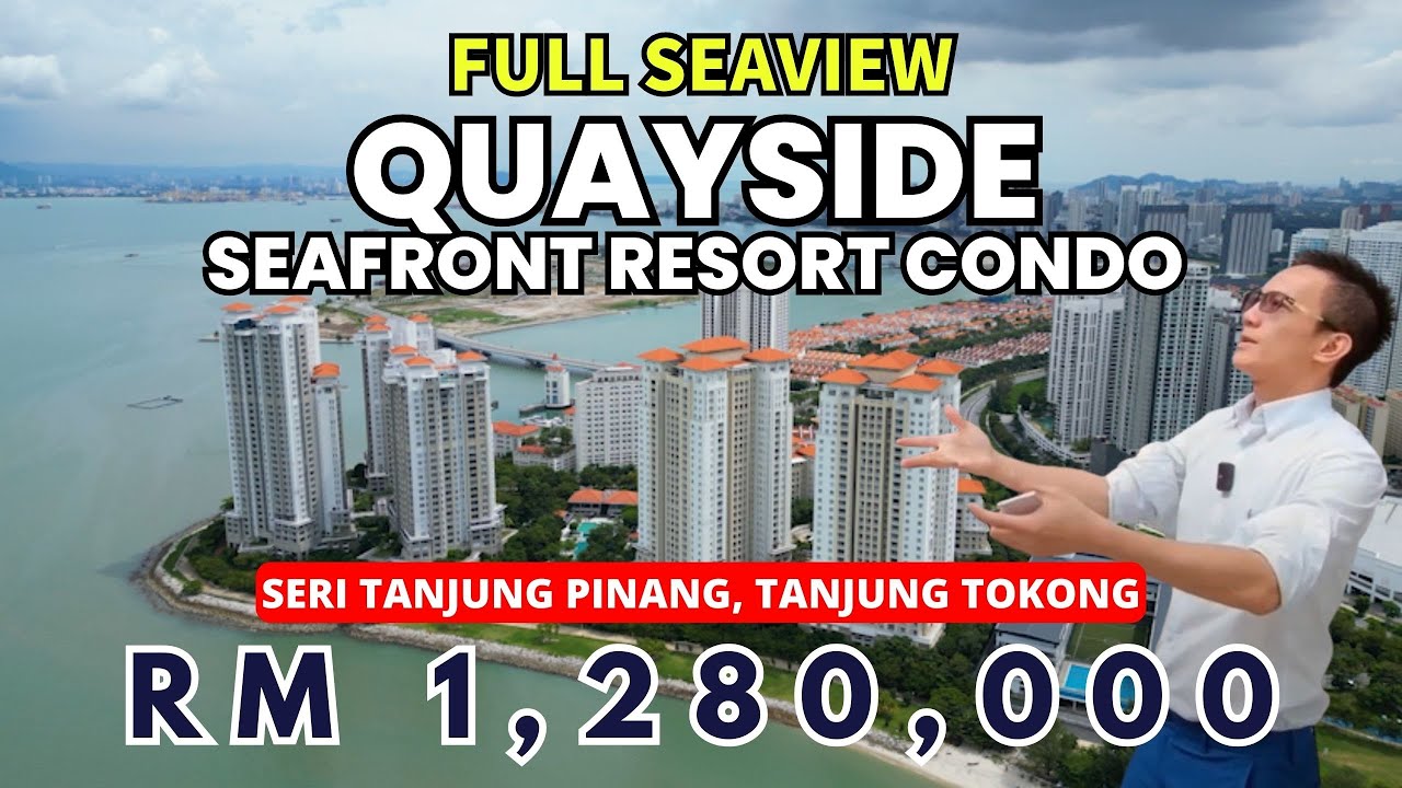 (Eng) 1 спальня с полным видом на море в кондоминиуме Quayside Seafront Resort | Scott Seow Penan...