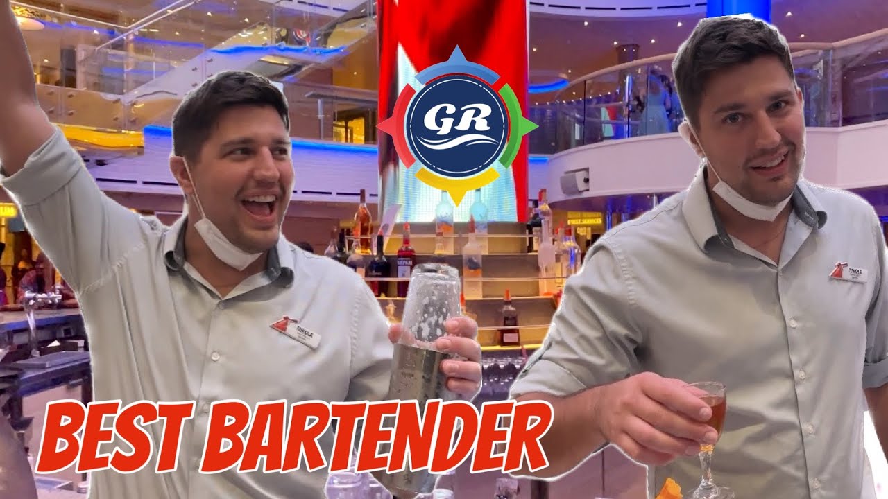 Meet Nikola, the best bartender on Carnival Horizon, and NOW on Carnival Celebration