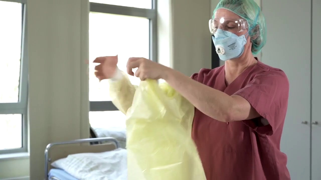 SKK-Hygienevideo: Schutzkleidung richtig anlegen