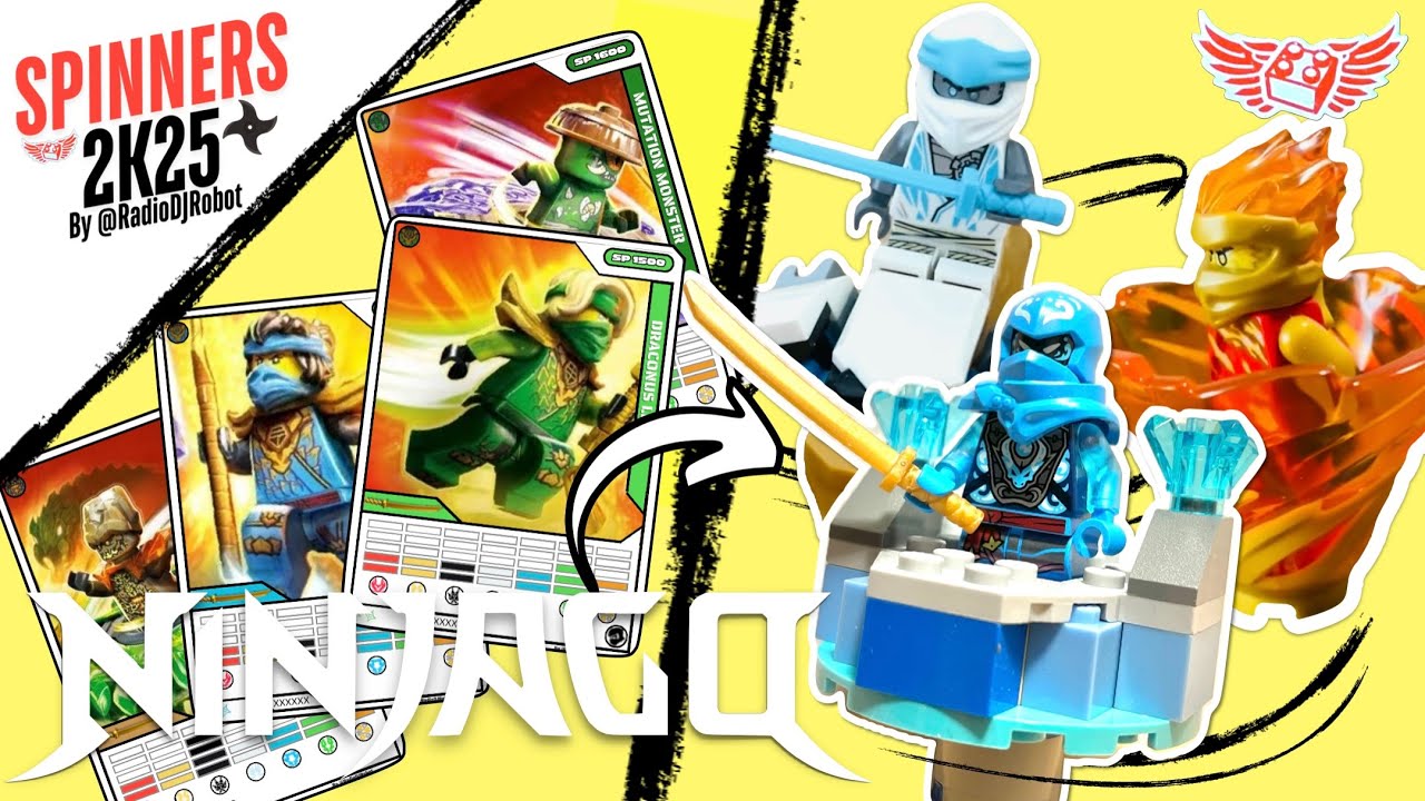 I remade LEGO Ninjago Spinners for Legacy 2026 | COMPILATION PARTS 1-3