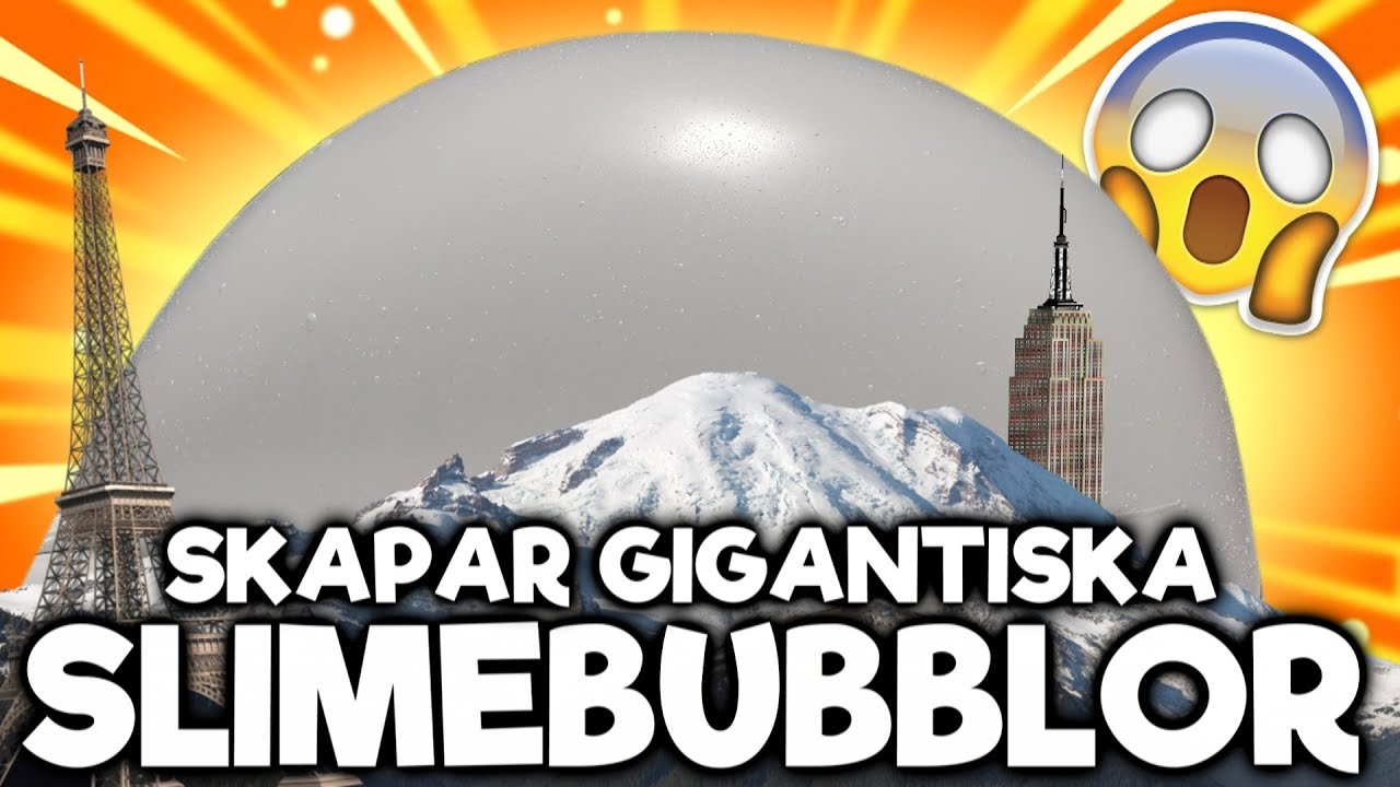 Skapar Gigantiska Slimebubblor