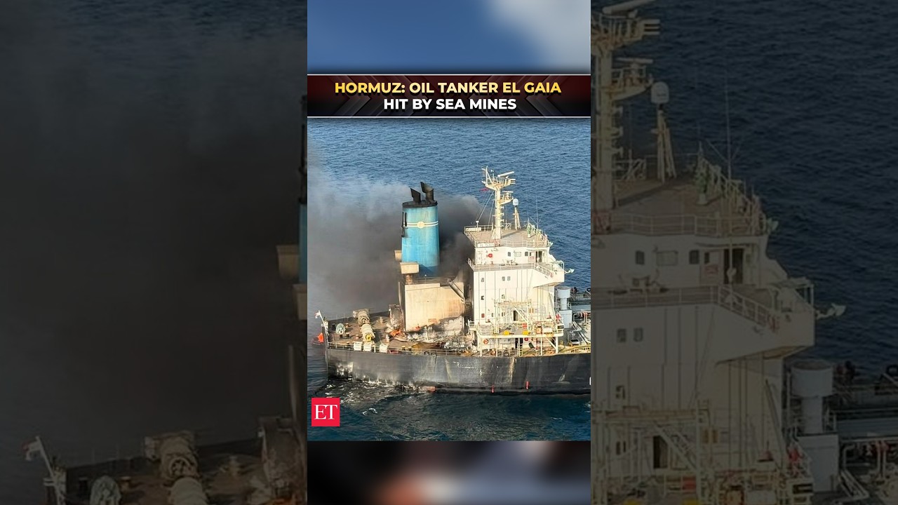 Oil tanker El Gaia hit by sea mines while passing through prohibited zone south of Hormuz