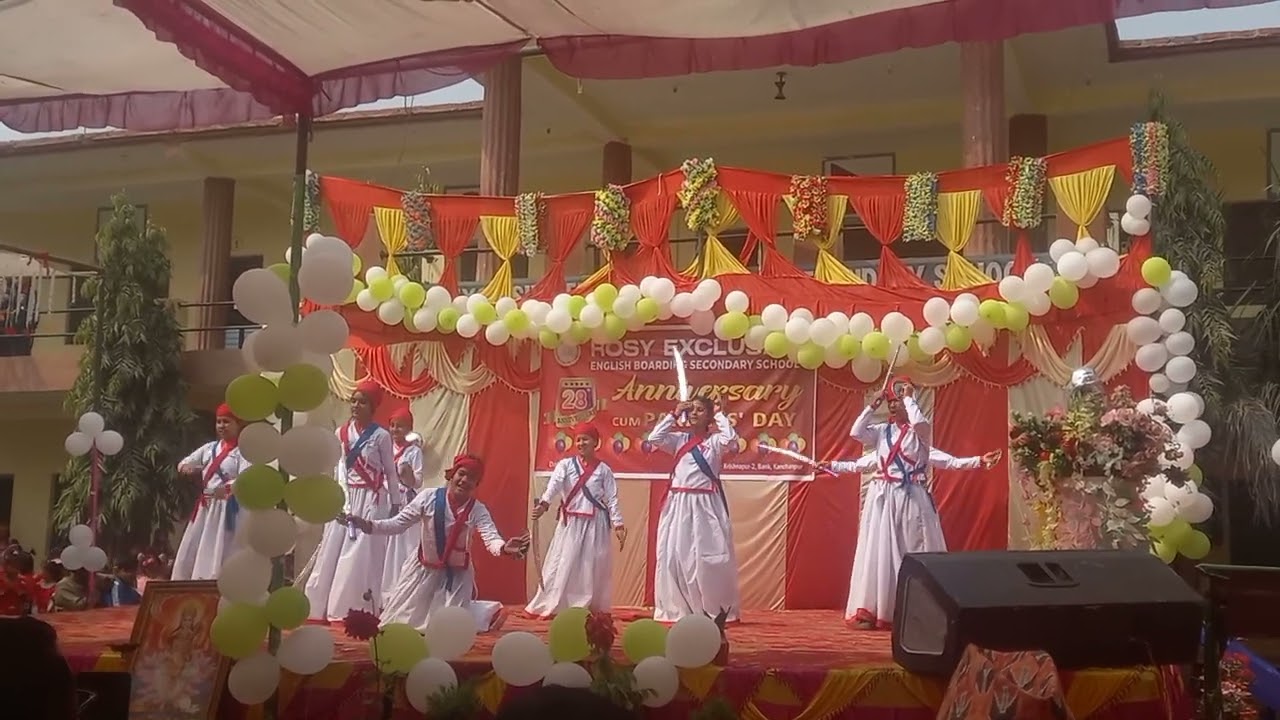 Rosy Exclusive boarding school Annual Function program Dance 