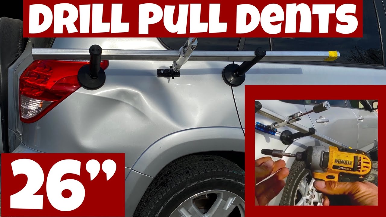 Fix Huge Dent with Drill Pull and Glexo Cold Glue!!