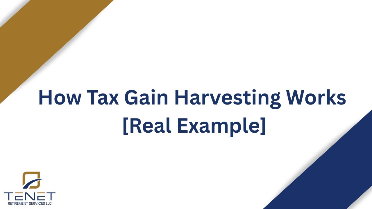 How Tax Gain Harvesting Works | Real Example