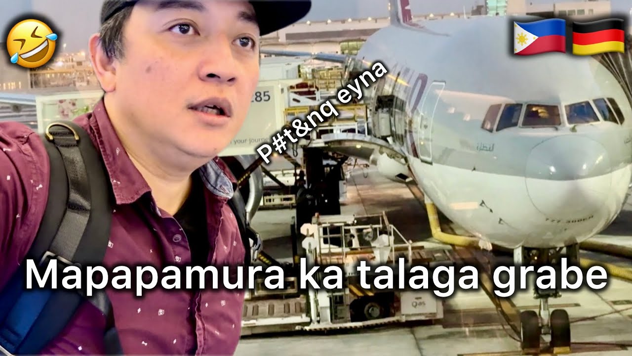Grabe itong Airport buti pinautang ako 🤣 Filipino German Family 