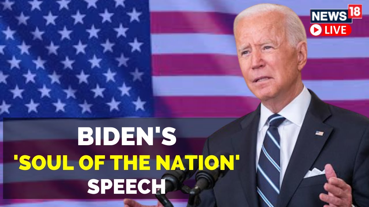 US President Joe Biden LIVE | Joe Biden Soul Of The Nation Speech | English Latest Live News