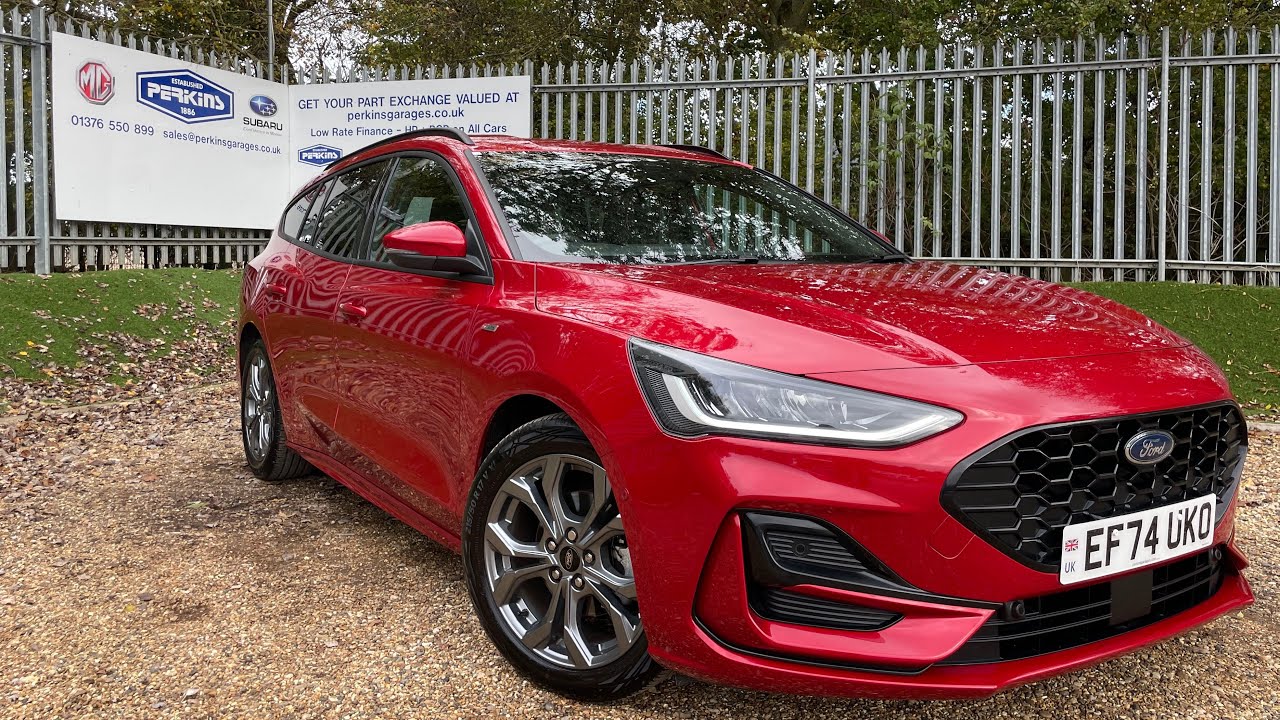 *** АВТОМОБИЛЬ ПРОДАН *** FORD FOCUS ST-LINE ESTATE MHEV 1.0L ECO-BOOST 155 л.с. 7-ступенчатая ав...