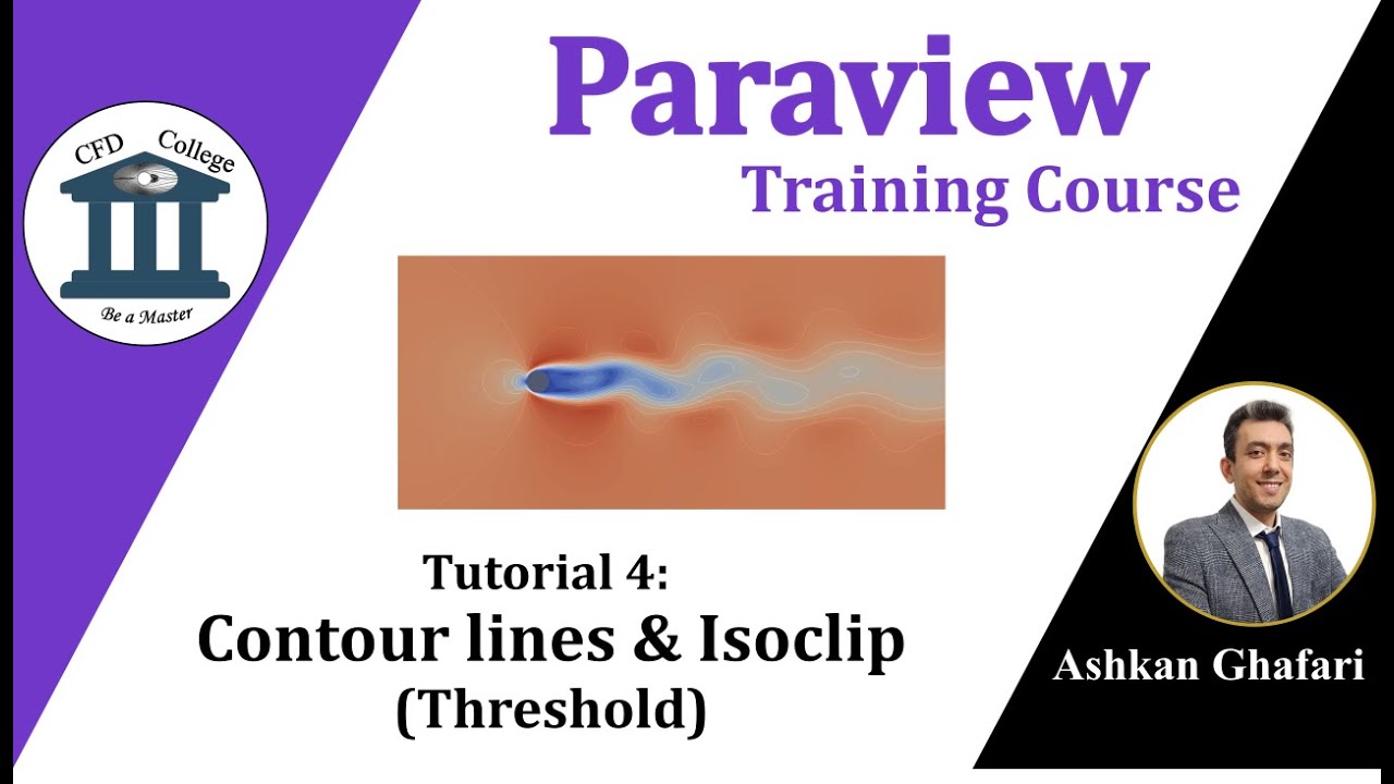 How to plot contours in 3D simulation in Paraview? | Paraview Tutorial 4