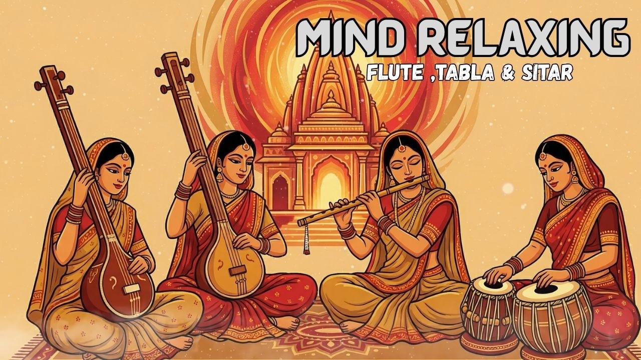 Mind Relaxing Flute Tabla and Sitar Compilation | Hindustani Instrumental Music, Vol -9