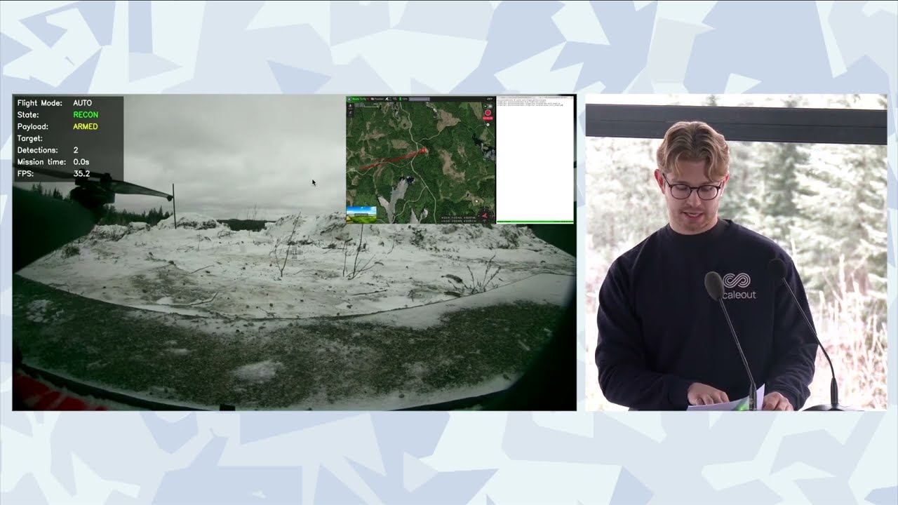 Technical Demo: Onboard Edge Intelligence for Autonomous UAV Missions