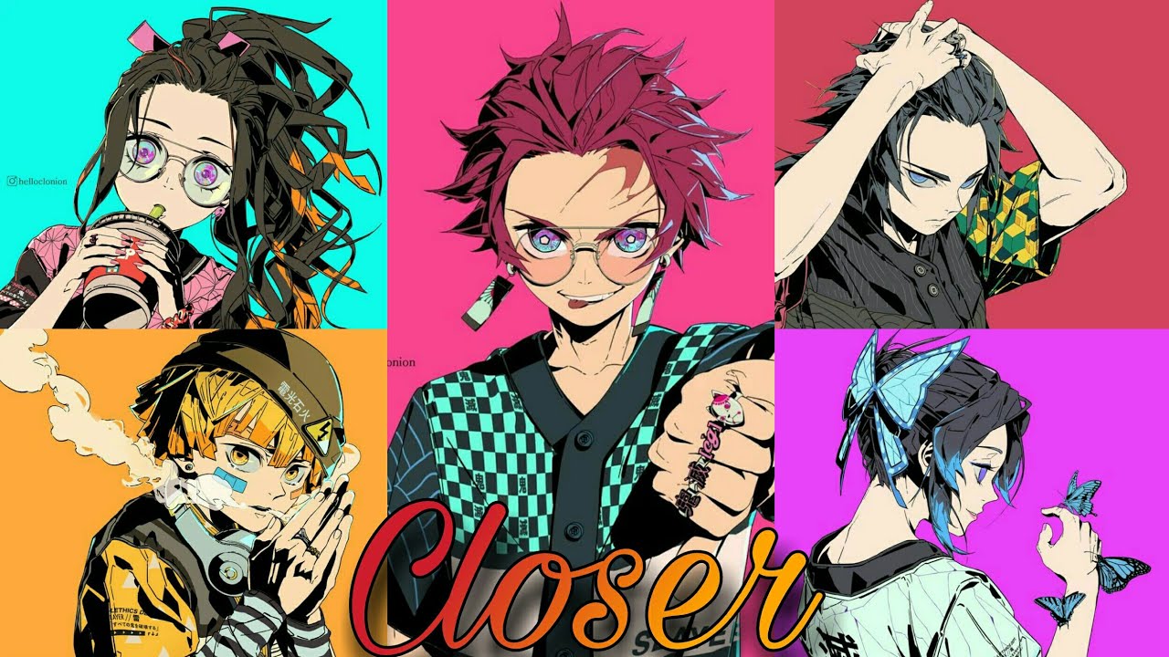 Demon Slayer Characters Singing Closer #demonslayer #kimetsunoyaiba