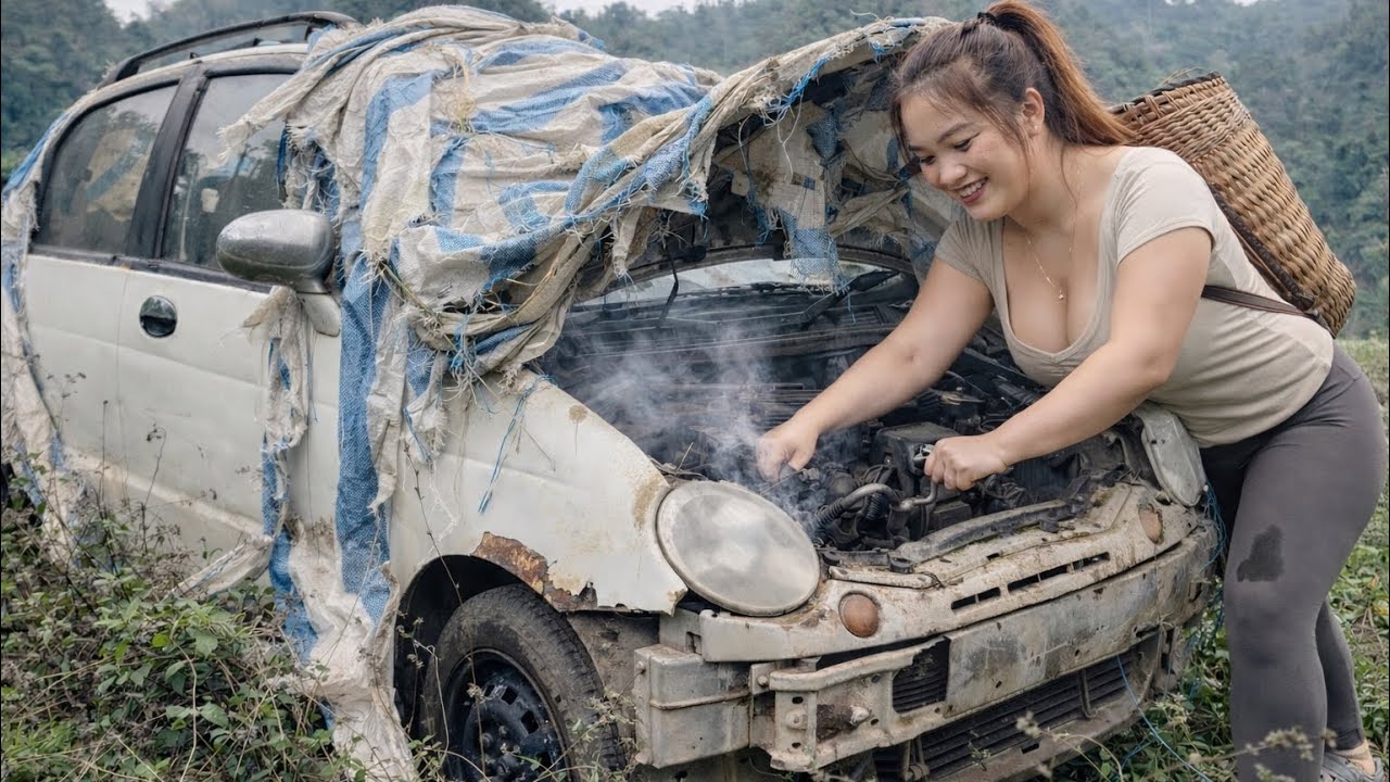 She Found a Forgotten Daewoo Matiz… What Happens When She Tries to Start It?