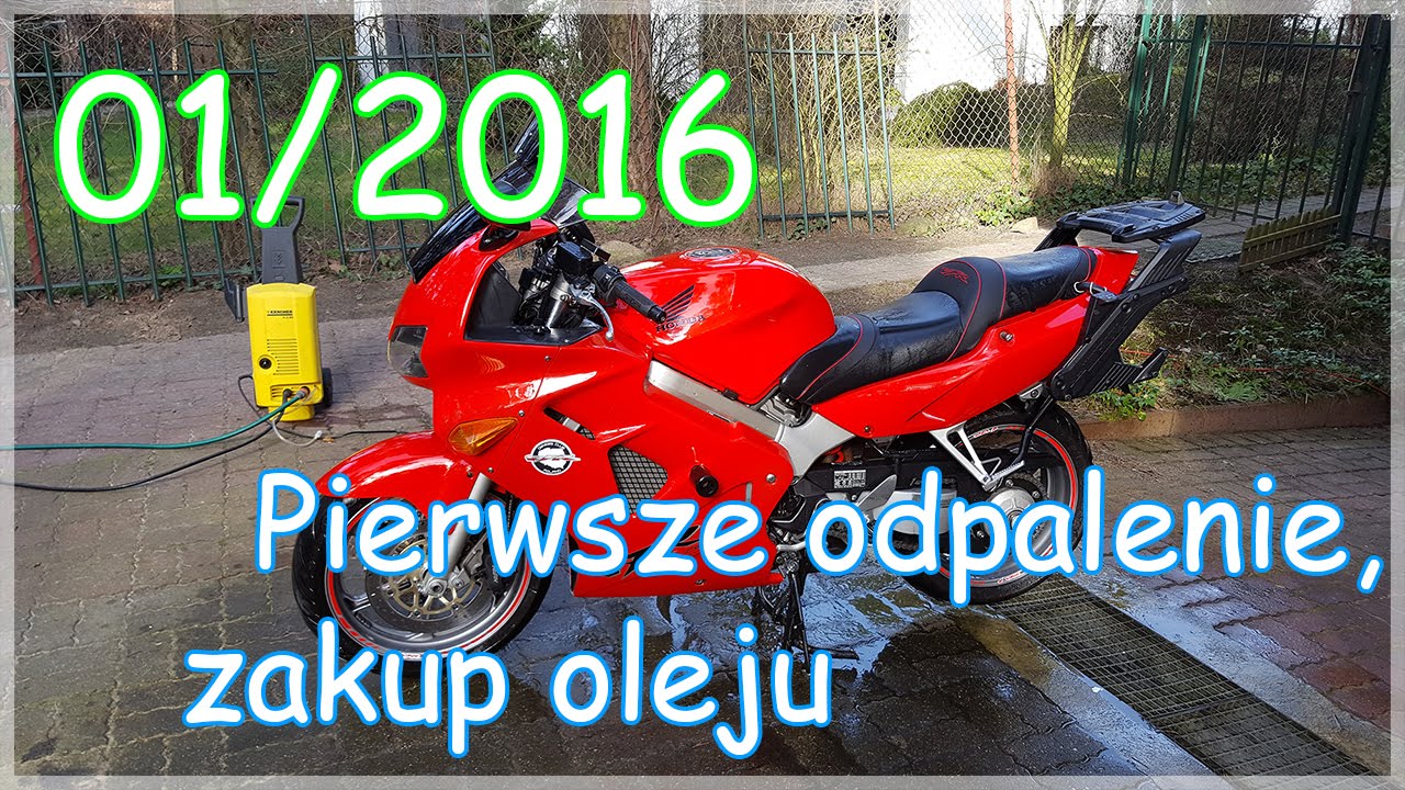 01/2016 Pierwsze odpalenie, zakup oleju