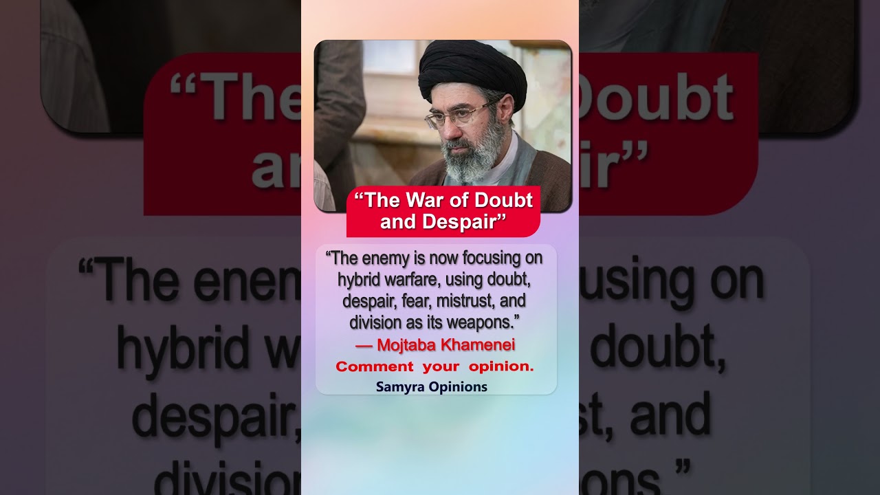 Hybrid War Against Iran? Khamenei Says Enemy Now Uses Psychological Warfare #trendingnow