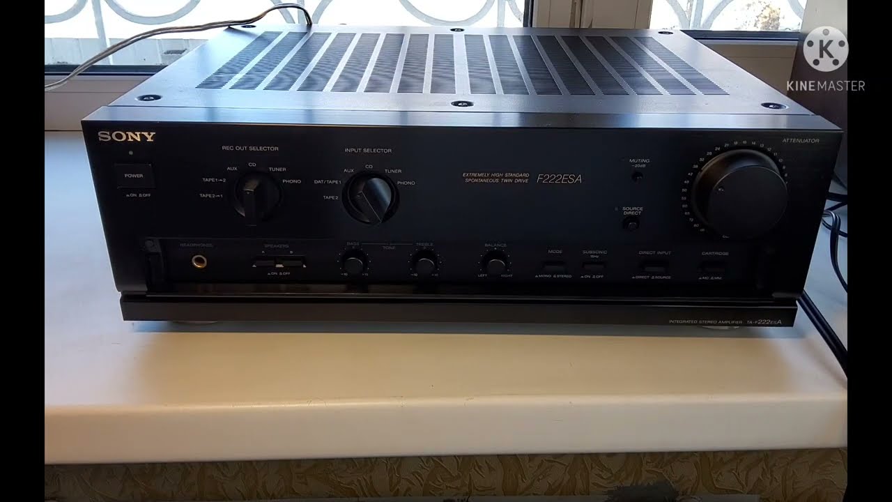 Sony TA-F222ESA  демонстрация работы.