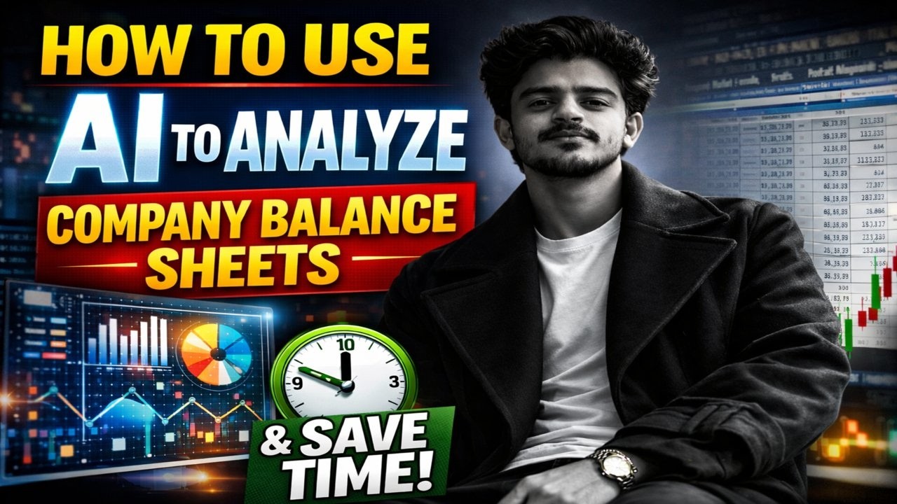 How to Use AI to Analyse  Balance Sheet & Earnings Transcript | Fundamental Analysis with AI