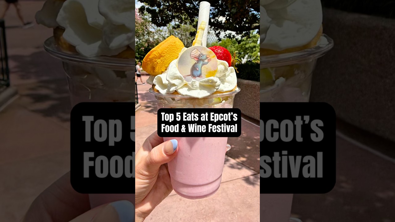 5 лучших блюд фестиваля еды и вина в парке Epcot 🥖🍷 #disneyfood #epcotfood #disneyfoodie #disneys...