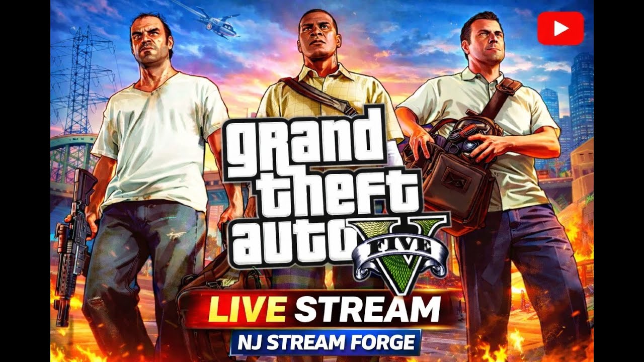 GTA V LIVE 🔥 | Chaos Begins in Los Santos | NJ Stream Forge