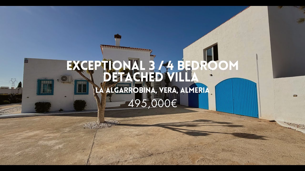 Exceptional 3/4 Bedroom, Detached Villa in La Algarrobina, Vera - €495,000 | Abodi