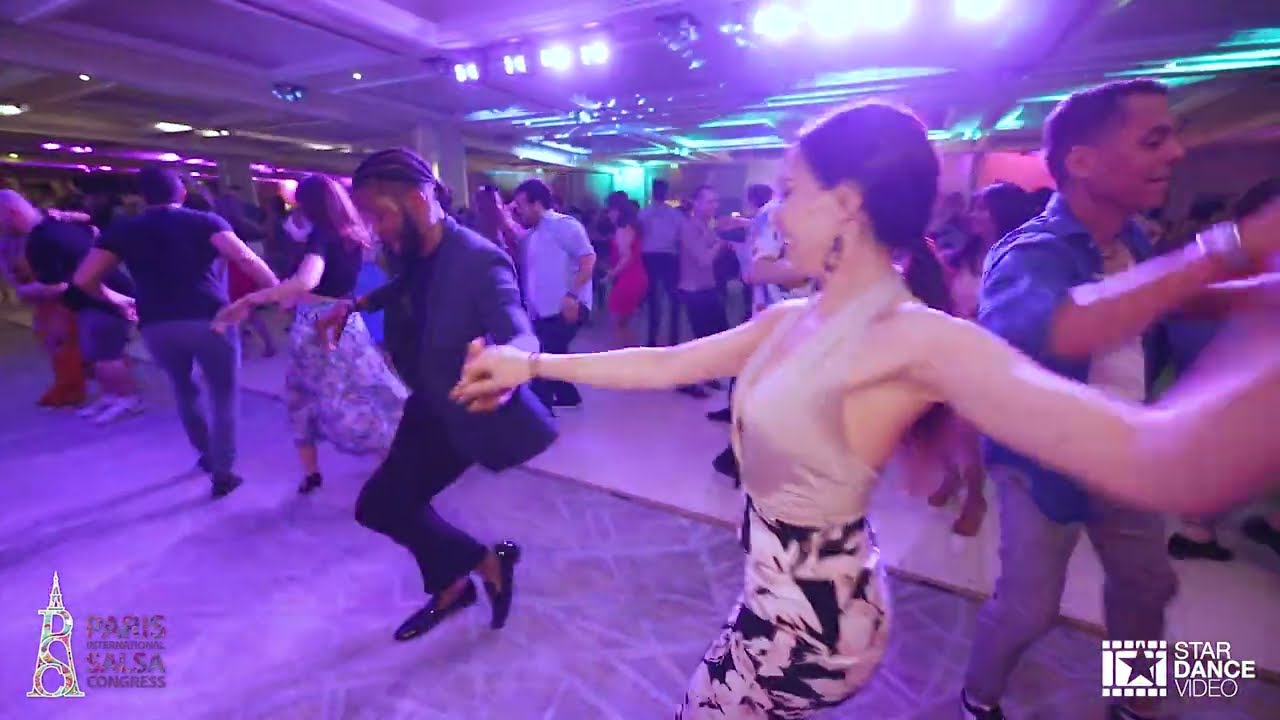 Terry SalsAlianza & Aziza Saddem | social dancing @ Paris International Salsa Congress