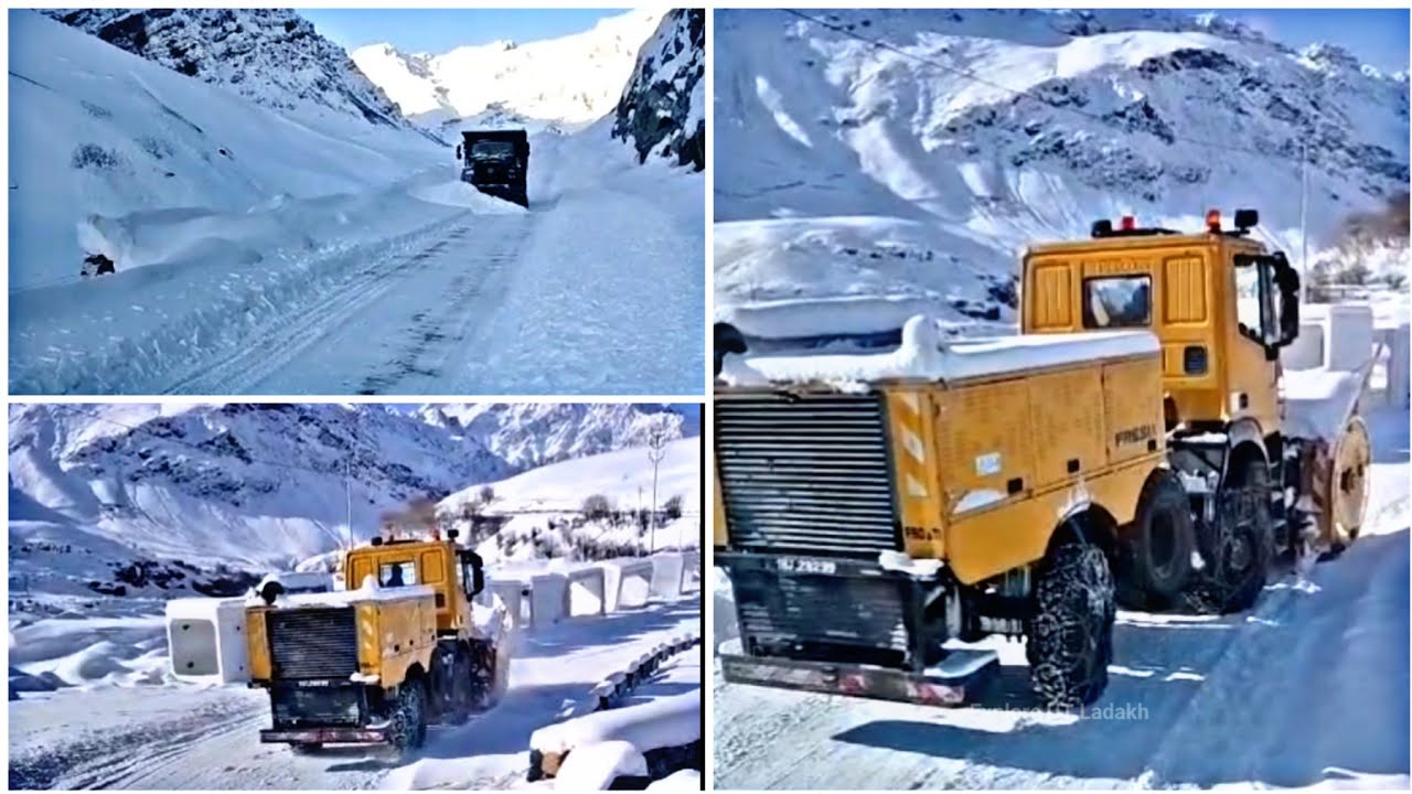 Kargil-Srinagar National Highway Road Update | Snow Clearance🌨️Matayen, Drass Side | Zojila Pass.